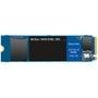SSD WD Blue SN550, 500GB, M.2, PCIe, NVMe, Leitura: 2400MB/s e Gravação: 1750MB/s, Preto e Azul - WDS500G2B0C