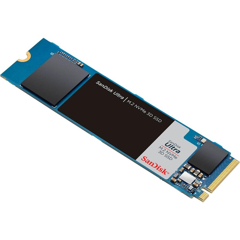 SSD SanDisk Ultra M.2 NVMe 3D, 500GB, M.2, PCIe, NVMe, Leituras