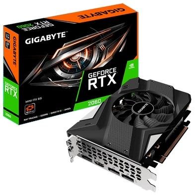 Placa de Vídeo Gigabyte NVIDIA GeForce RTX 2060 Mini ITX, 6GB