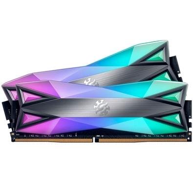 Memória XPG Spectrix D60G RGB, 32GB (2x16GB), 3000MHz, DDR4, CL16