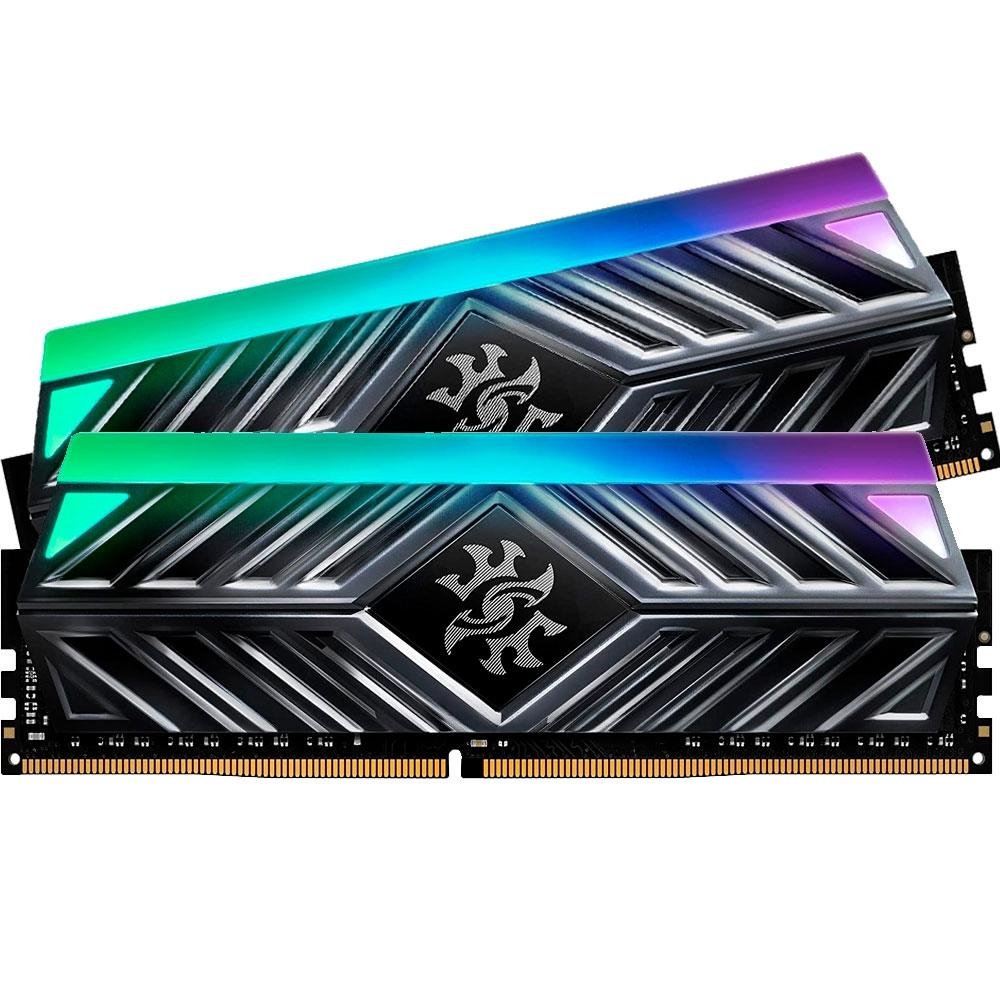 Memória XPG Spectrix D41, RGB, 16GB (2x8GB), 2666MHz, DDR4, CL16