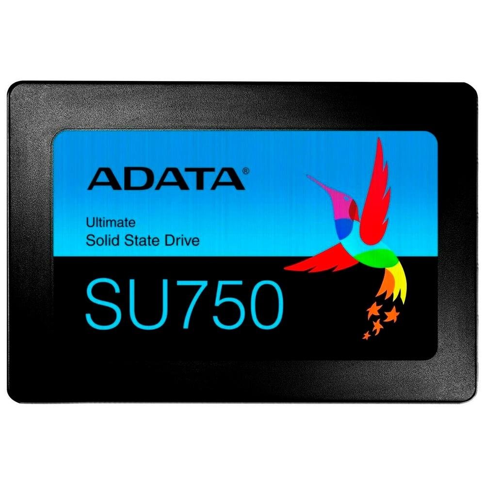 SSD Adata SU750, SATA, 1TB, 2.5", Leitura: 550MB/s e Gravação: 520MB/s Preto - ASU750SS-1TT-C SSD Adata SU750, SATA, 1TB, 2.5", Leitura: 550MB/s e Gravação: 520MB/s Preto - ASU750SS-1TT-C