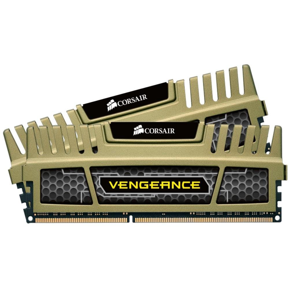Corsair Vengeance 16GB (2x8GB) DDR3 1600MHz CL10 - Mémoire RAM Pour PC De Bureau - Noir Avec Dissipateur