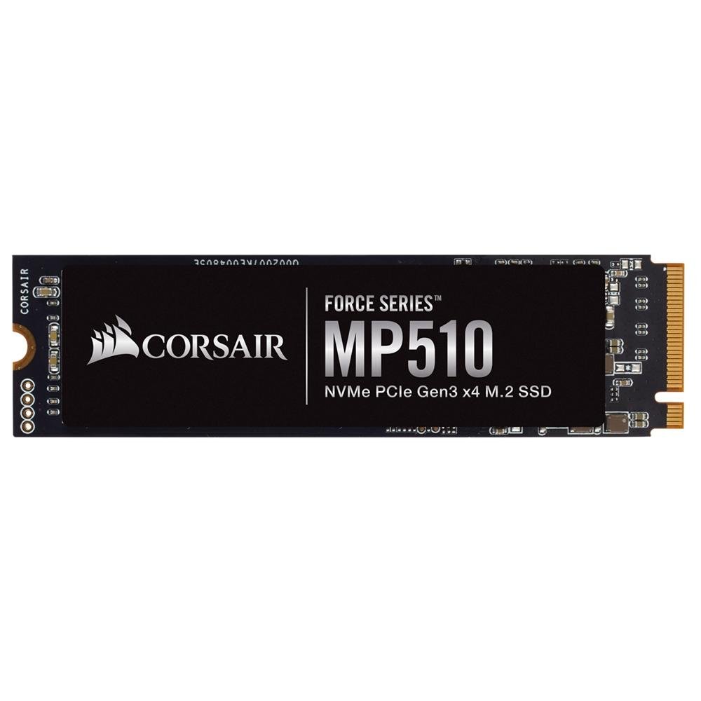 SSD Corsair Force Series MP510, 1920GB, M.2, Leituras: 3480MB/s, Gravações: 2700MB/s, Preto - CSSD-F1920GBMP510 SSD Corsair Force Series MP510, 1920GB, M.2, Leituras: 3480MB/s, Gravações: 2700MB/s, Preto - CSSD-F1920GBMP510