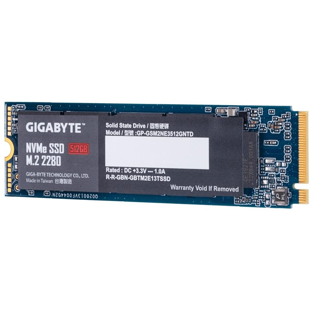 SSD Gigabyte, 512GB, M.2, PCIe, NVMe, Leituras: 17