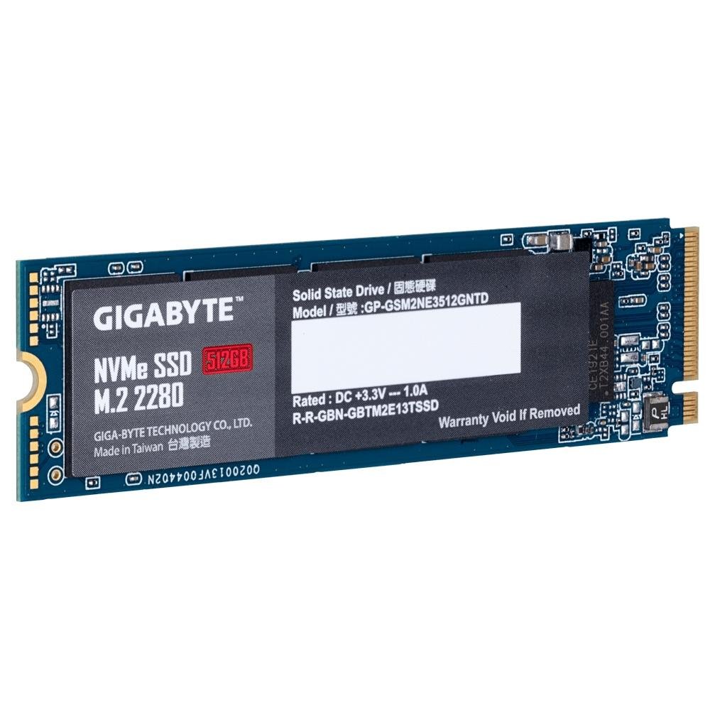 SSD Gigabyte, 512GB, M.2, PCIe, NVMe, Leituras: 17