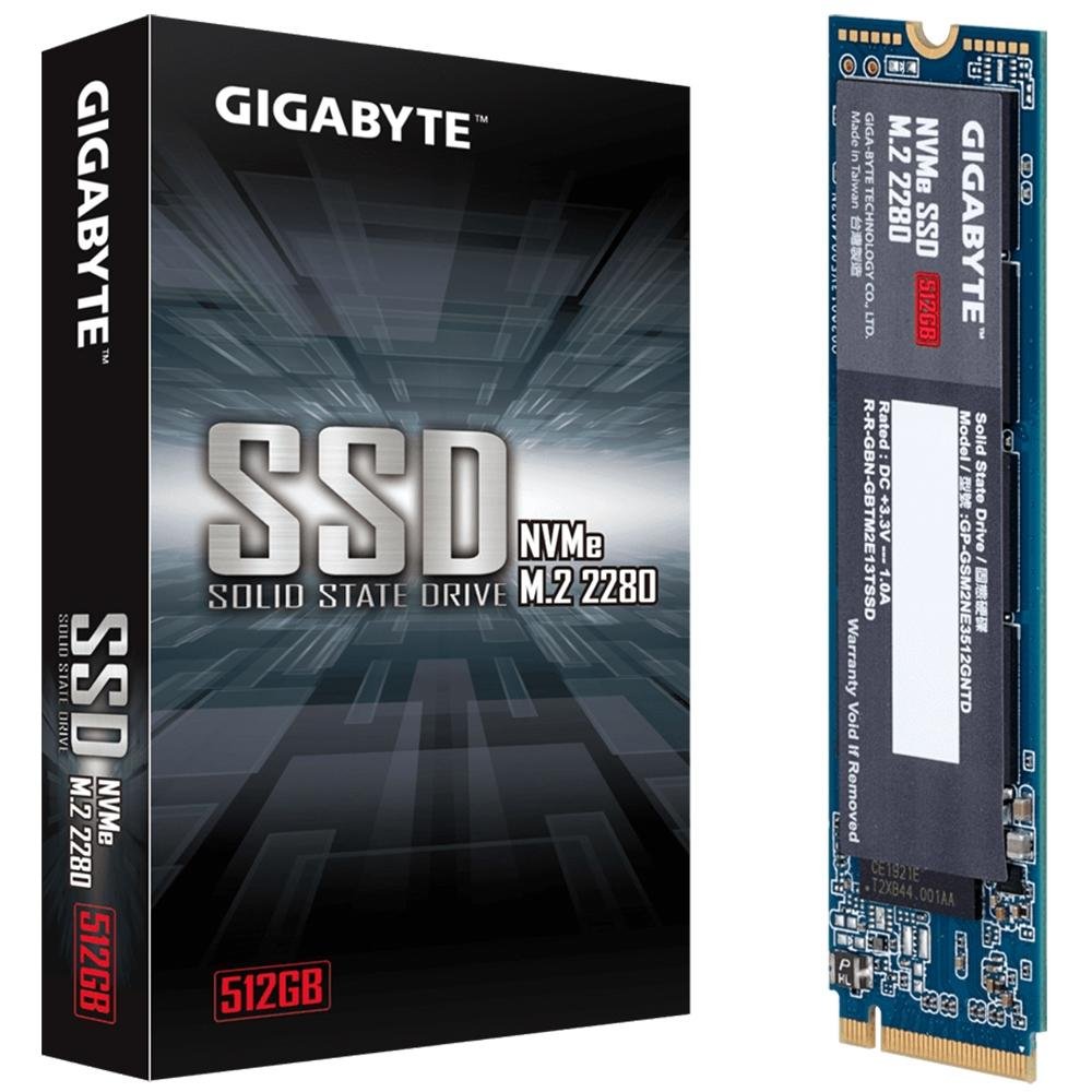 SSD Gigabyte, 512GB, M.2, PCIe, NVMe, Leituras: 17