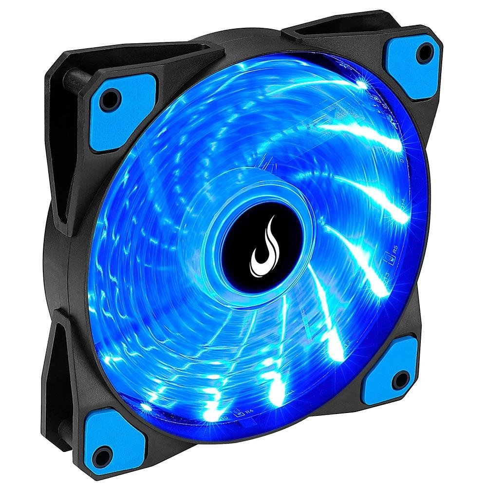 Ventoinha Rise Mode Wind W1, 120mm, LED Azul, Preto - RM-WN-01-BB - view 3