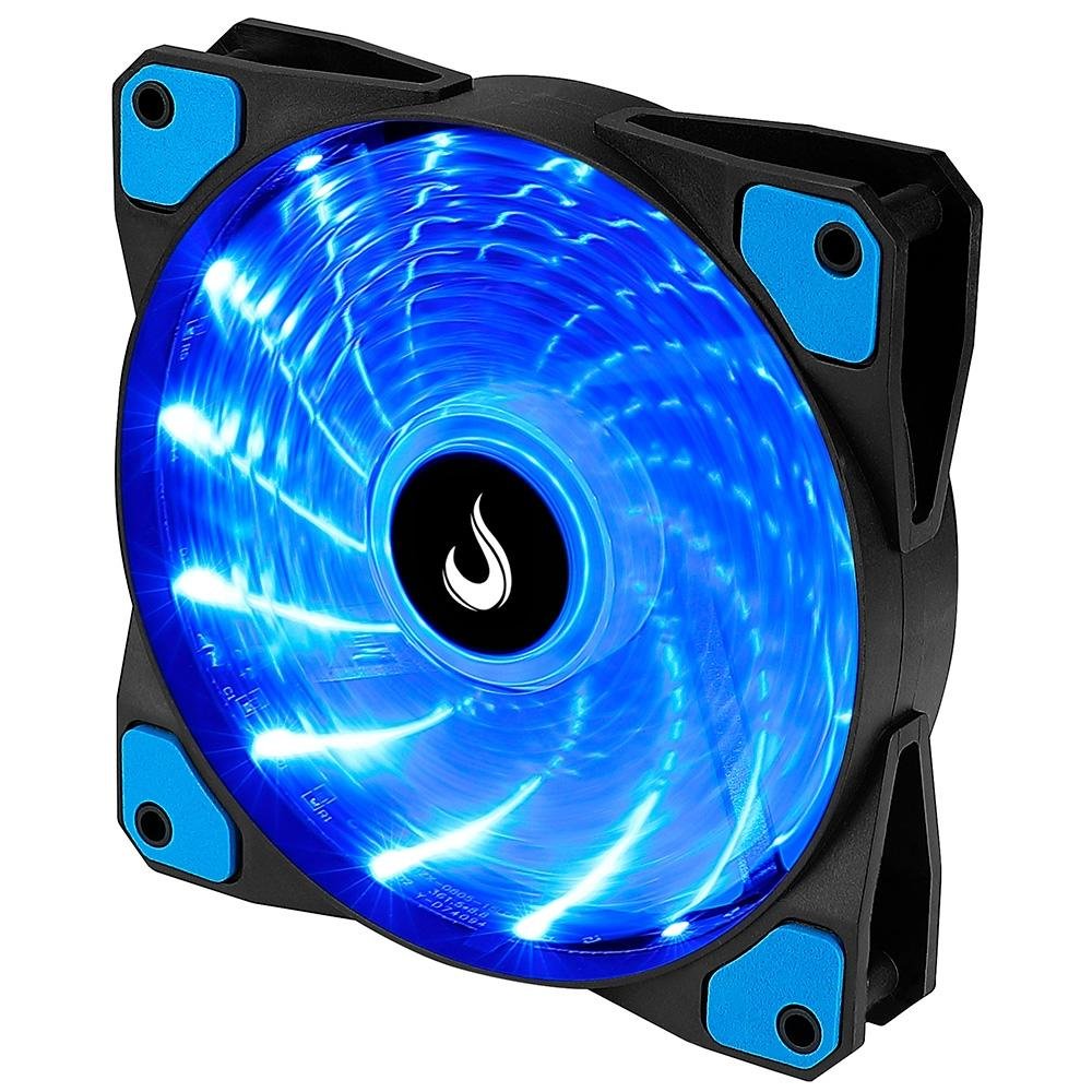 Ventoinha Rise Mode Wind W1, 120mm, LED Azul, Preto - RM-WN-01-BB - view 4