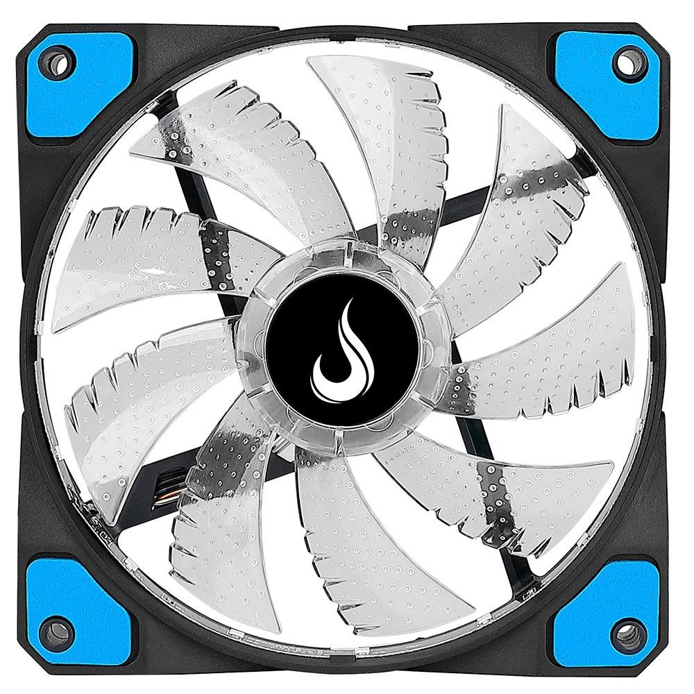 Ventoinha Rise Mode Wind W1, 120mm, LED Azul, Preto - RM-WN-01-BB - view 5