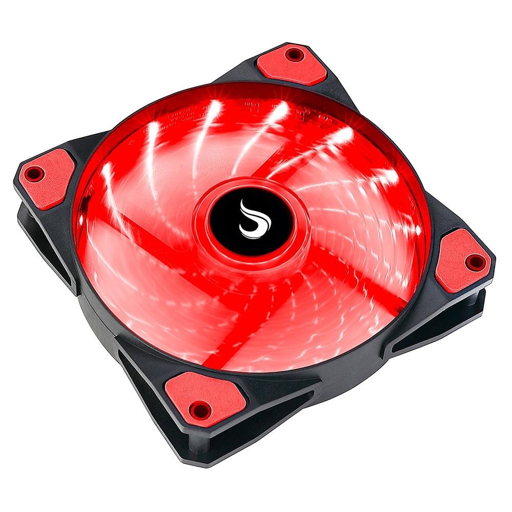 Ventoinha Rise Mode Wind W1, 120mm, LED Vermelho, Preto - RM-WN-01-BR - view 7