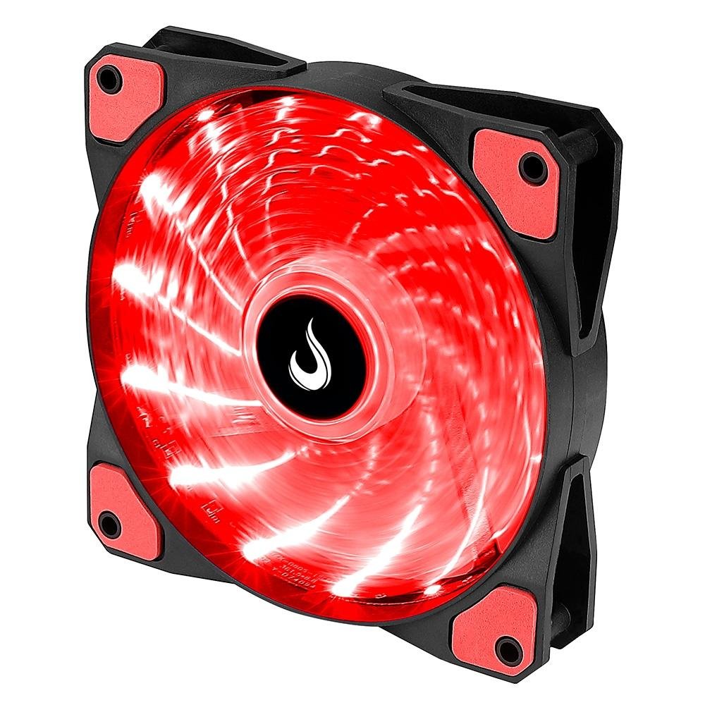 Ventoinha Rise Mode Wind W1, 120mm, LED Vermelho, Preto - RM-WN-01-BR - view 4