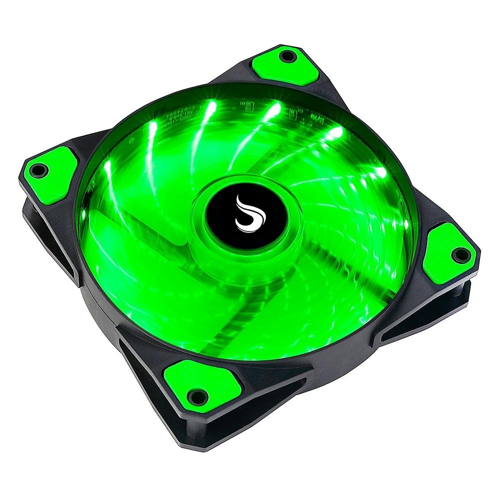 Ventoinha Rise Mode Wind W1, 120mm, LED Verde, Preto - RM-WN-01-BG 10