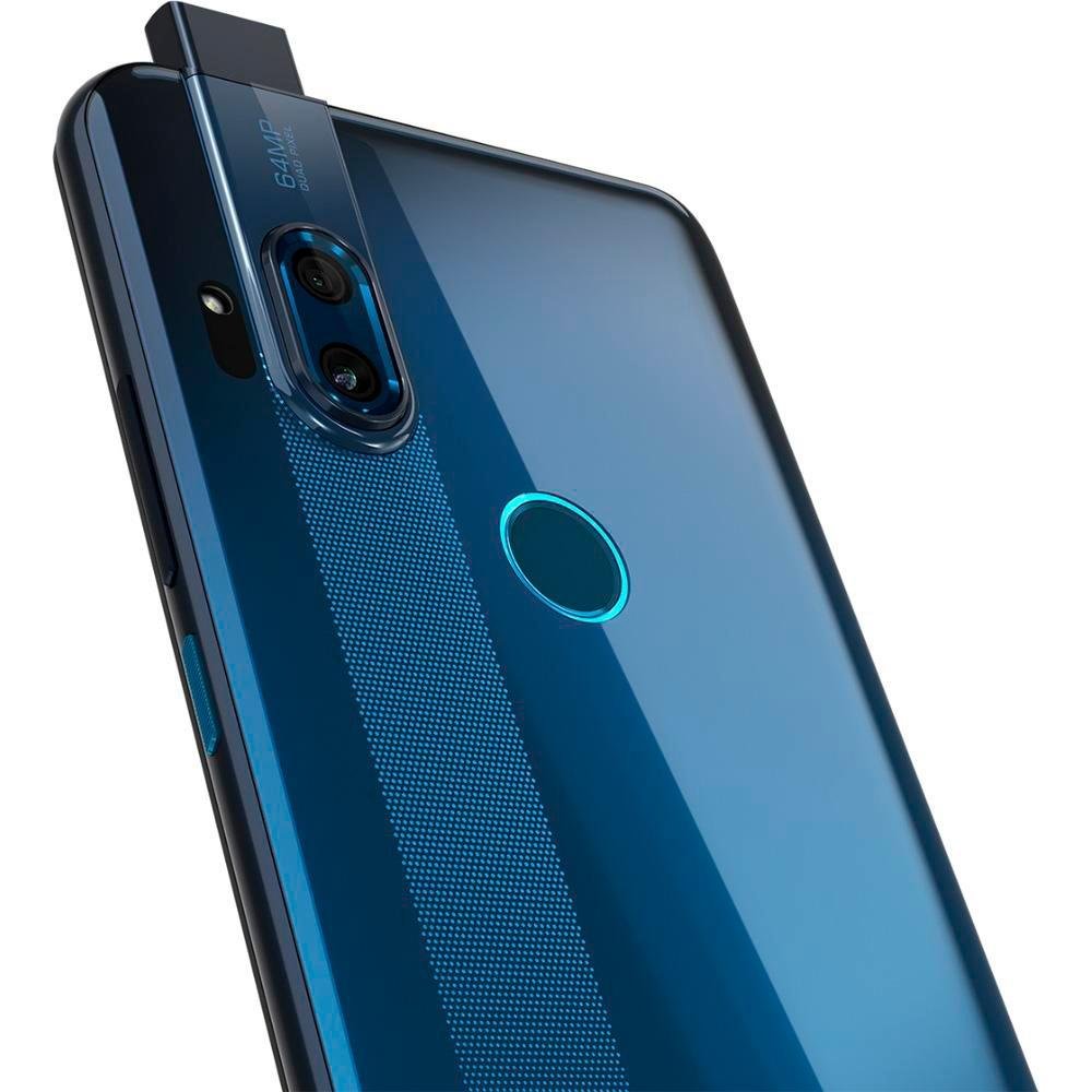 Imagem 4 de 5 do produto Smartphone Motorola One Hyper, 128GB, 64MP, Tela 6.5´, Azul Oceano + Capa Protetora - XT2027