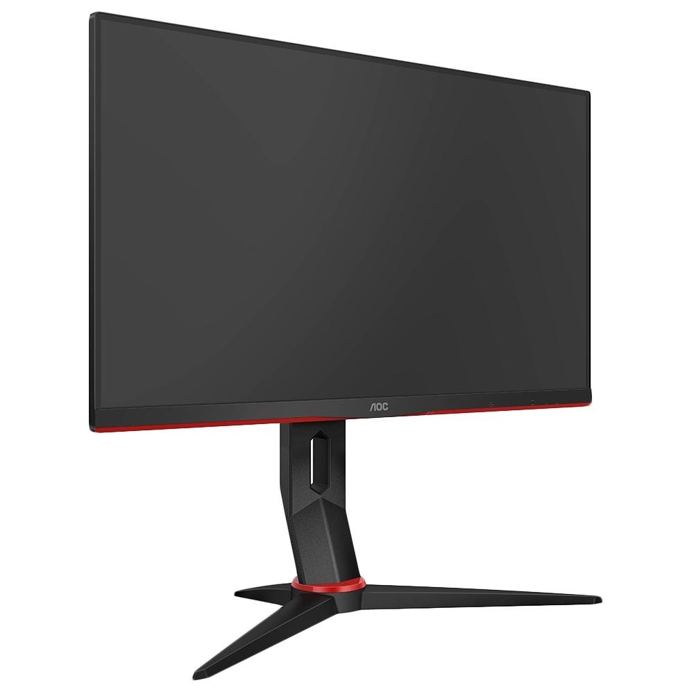Imagem 3 de 10 do produto Monitor Gamer AOC Hero 23,8" Full HD, Wide, 144 Hz, 1ms, FreeSync, HDMI e DP, IPS, Ajuste de Altura, Preto - 24G2/BK