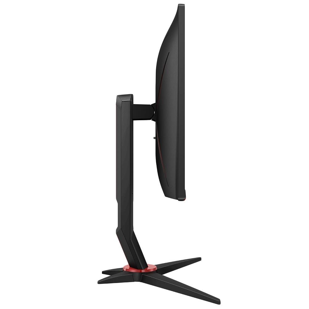 Imagem 7 de 10 do produto Monitor Gamer AOC Hero 23,8" Full HD, Wide, 144 Hz, 1ms, FreeSync, HDMI e DP, IPS, Ajuste de Altura, Preto - 24G2/BK
