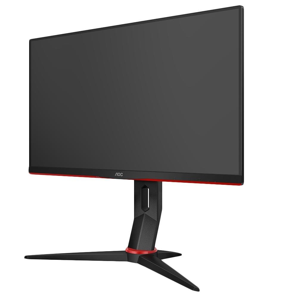 Imagem 5 de 10 do produto Monitor Gamer AOC Hero 23,8" Full HD, Wide, 144 Hz, 1ms, FreeSync, HDMI e DP, IPS, Ajuste de Altura, Preto - 24G2/BK