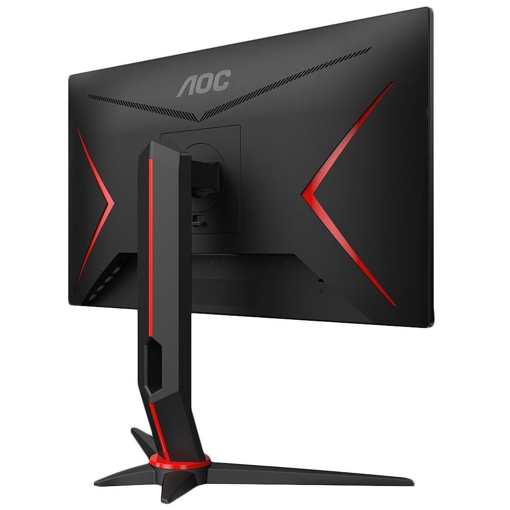 Imagem 8 de 10 do produto Monitor Gamer AOC Hero 23,8" Full HD, Wide, 144 Hz, 1ms, FreeSync, HDMI e DP, IPS, Ajuste de Altura, Preto - 24G2/BK