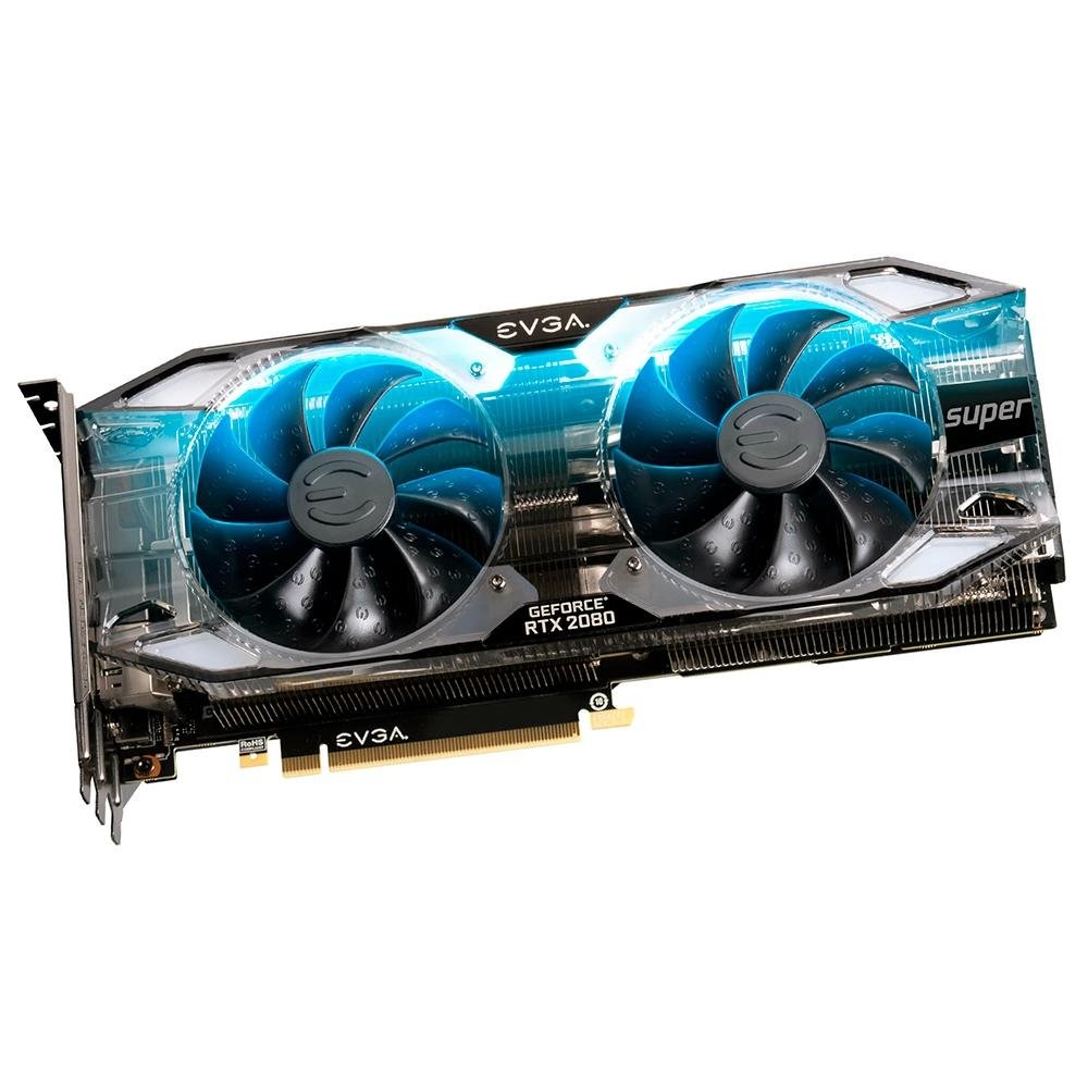 Imagem 2 de 7 do produto Placa de Vídeo EVGA NVIDIA GeForce RTX 2080 Super XC Ultra Overclocked 70C Gaming, 8GB, GDDR6 - 08G-P4-3183-KR