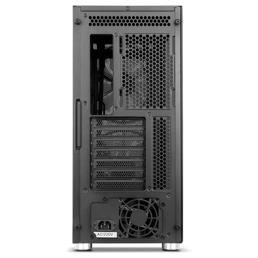 Imagem 11 de 15 do produto Gabinete Gamer Nox Hummer Nova, Mid Tower, ARGB, com FAN, Lateral em Vidro - NXHUMMERNOVA