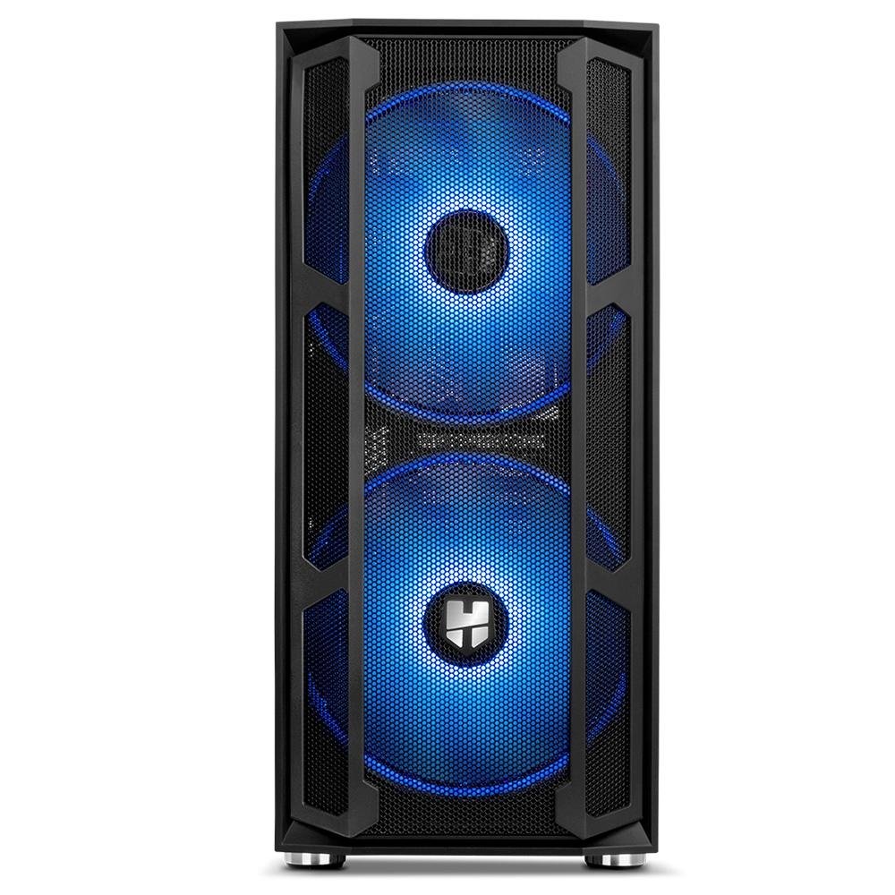 Gabinete Gamer Nox Hummer Nova, Mid Tower, ARGB, com FAN, Lateral em Vidro - NXHUMMERNOVA Gabinete Gamer Nox Hummer Nova, Mid Tower, ARGB, com FAN, Lateral em Vidro - NXHUMMERNOVA