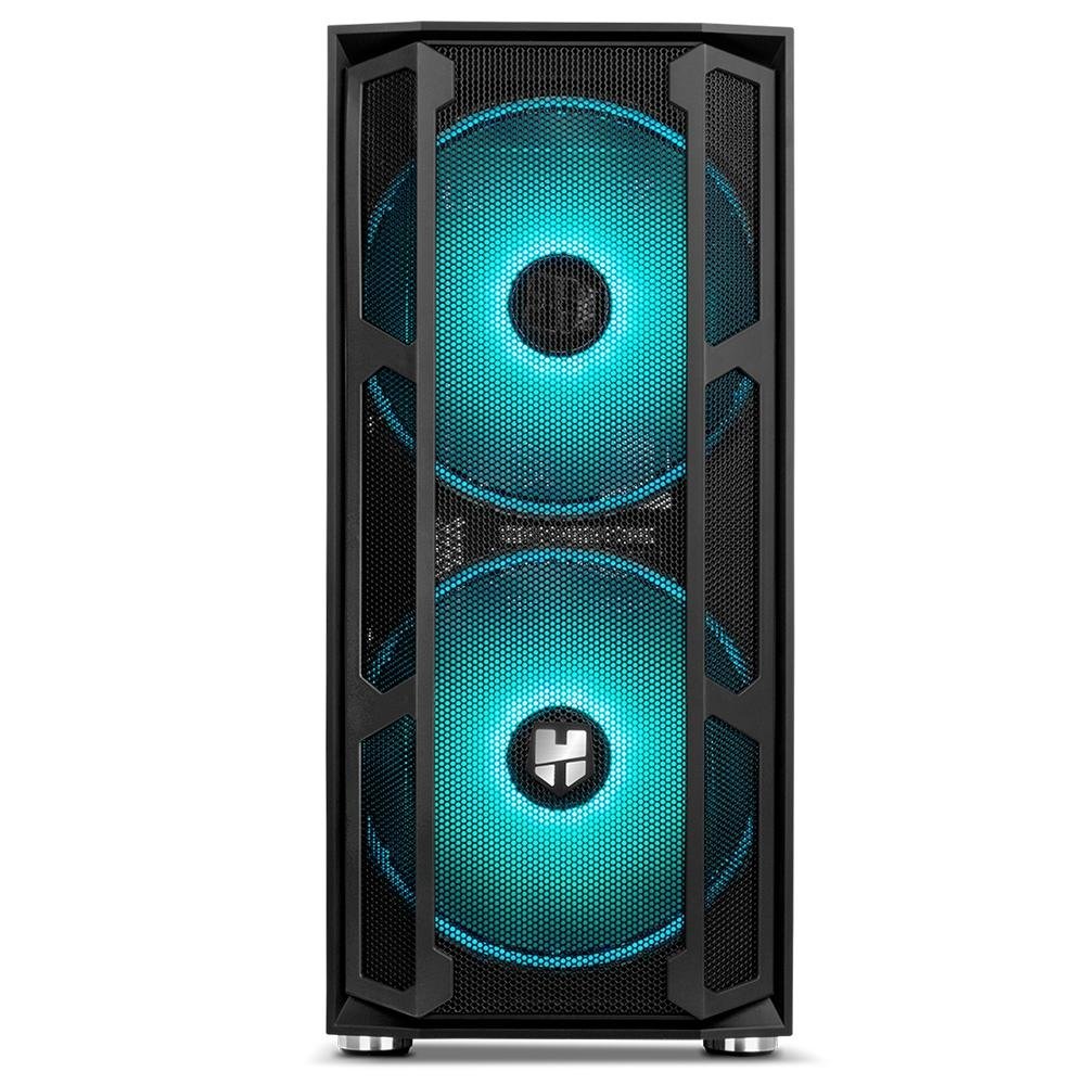 Imagem 8 de 15 do produto Gabinete Gamer Nox Hummer Nova, Mid Tower, ARGB, com FAN, Lateral em Vidro - NXHUMMERNOVA