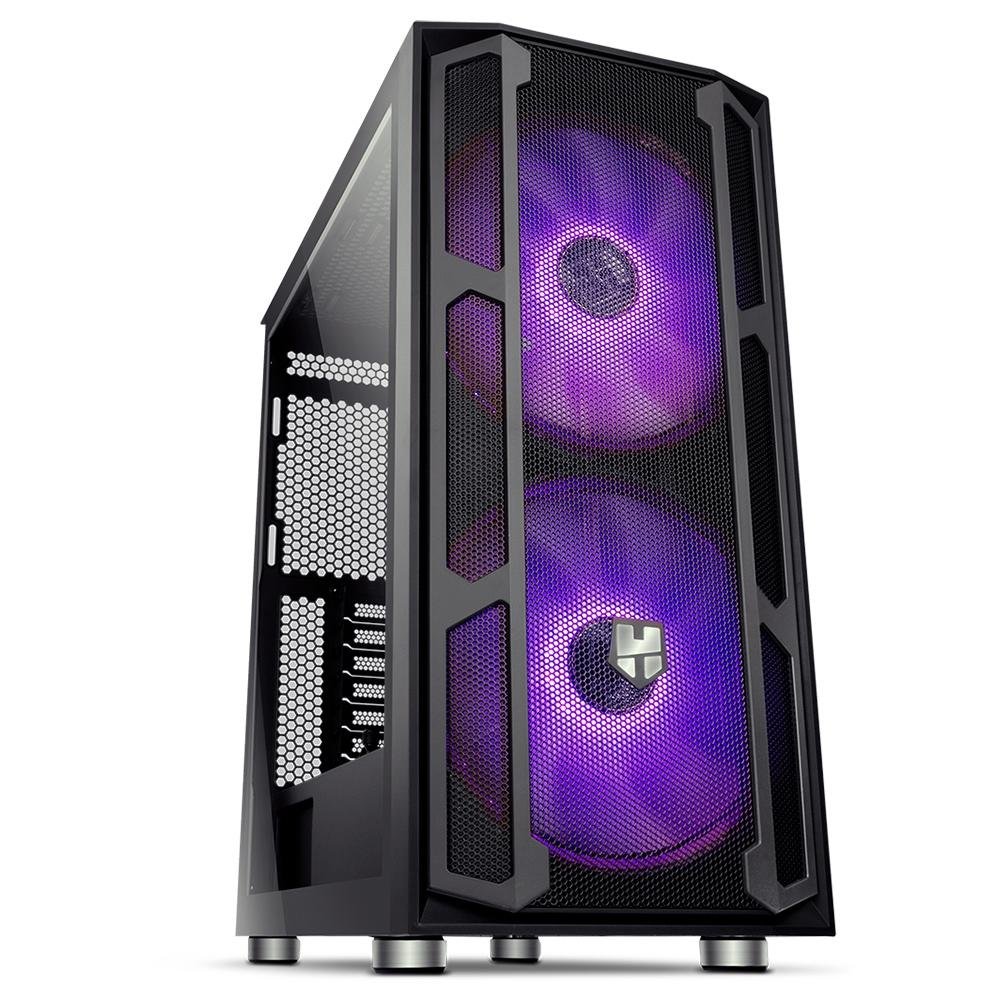 Gabinete Gamer Nox Hummer Nova, Mid Tower, ARGB, com FAN, Lateral em Vidro - NXHUMMERNOVA Gabinete Gamer Nox Hummer Nova, Mid Tower, ARGB, com FAN, Lateral em Vidro - NXHUMMERNOVA