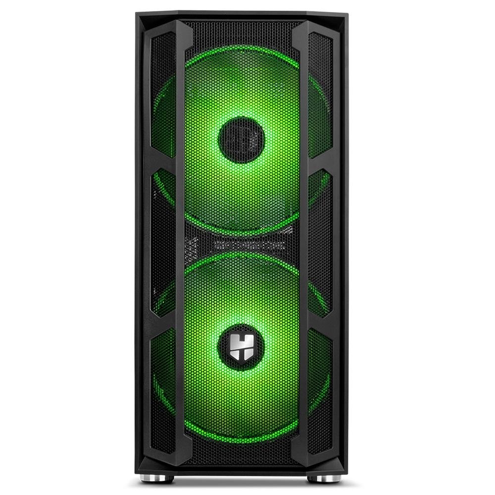Gabinete Gamer Nox Hummer Nova, Mid Tower, ARGB, com FAN, Lateral em Vidro - NXHUMMERNOVA Gabinete Gamer Nox Hummer Nova, Mid Tower, ARGB, com FAN, Lateral em Vidro - NXHUMMERNOVA