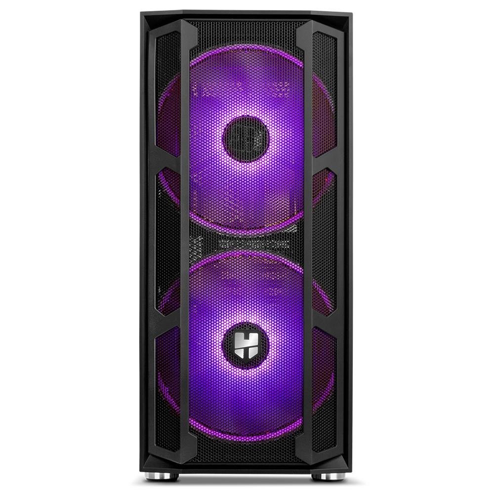 Gabinete Gamer Nox Hummer Nova, Mid Tower, ARGB, com FAN, Lateral em Vidro - NXHUMMERNOVA Gabinete Gamer Nox Hummer Nova, Mid Tower, ARGB, com FAN, Lateral em Vidro - NXHUMMERNOVA