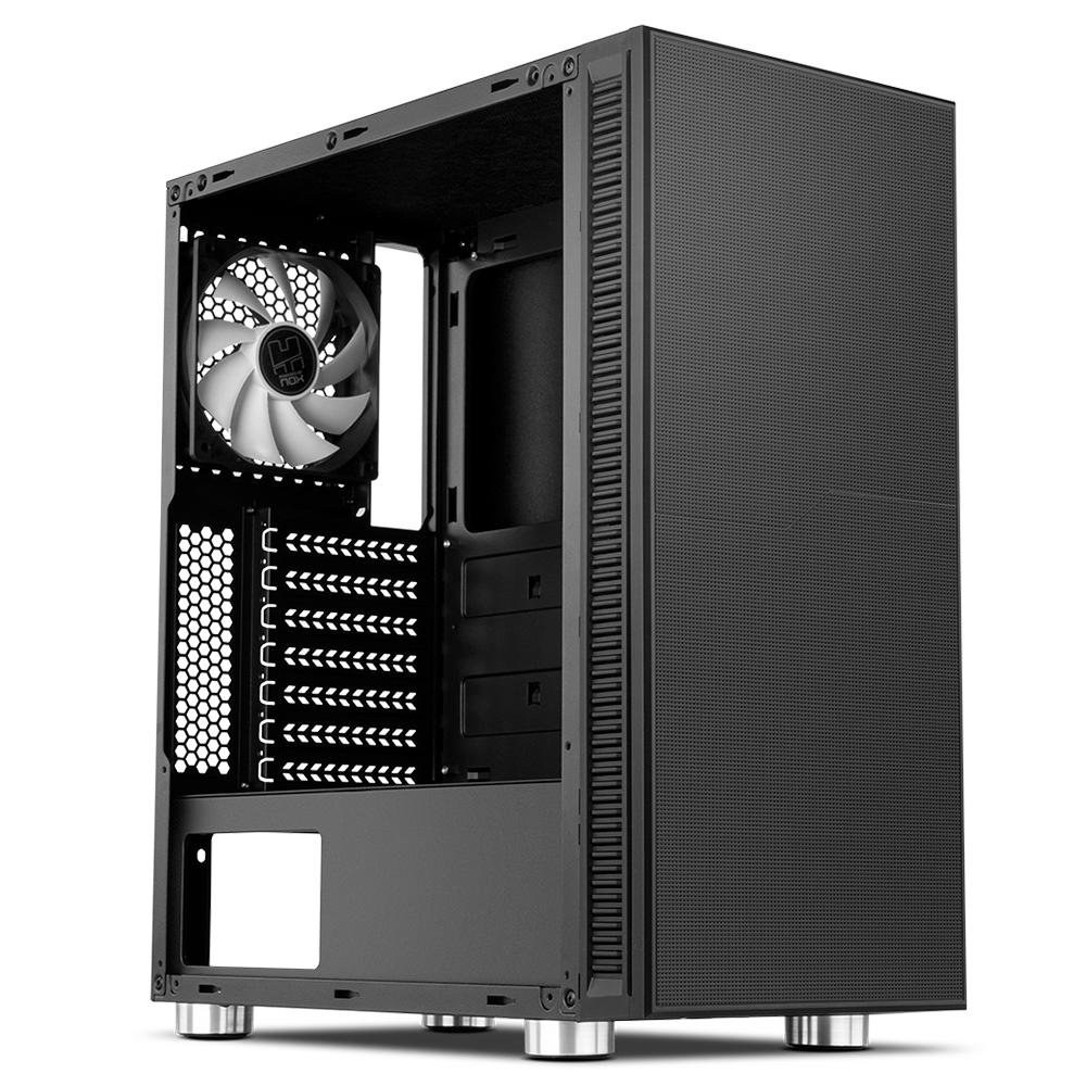 Imagem 4 de 17 do produto Gabinete Nox Hummer Void, Mid Tower, com FAN - NXHUMMERVOID