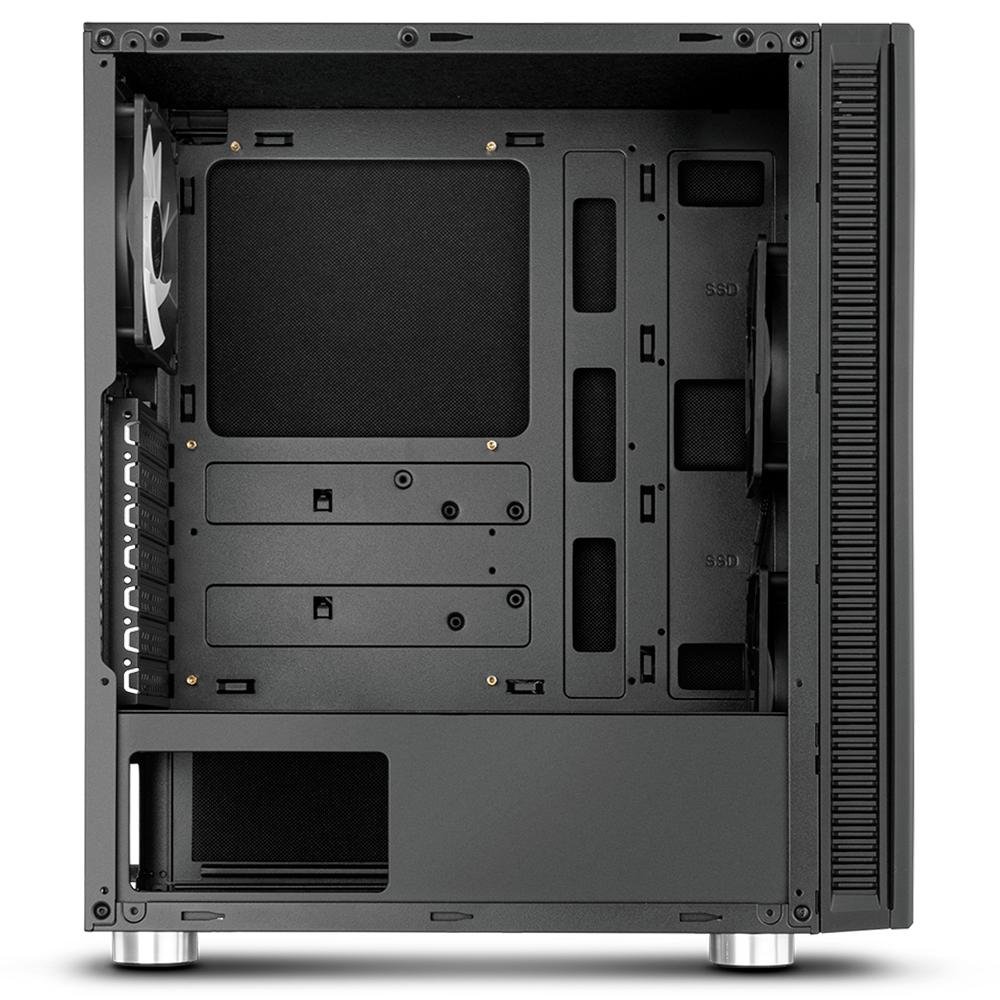 Imagem 7 de 17 do produto Gabinete Nox Hummer Void, Mid Tower, com FAN - NXHUMMERVOID
