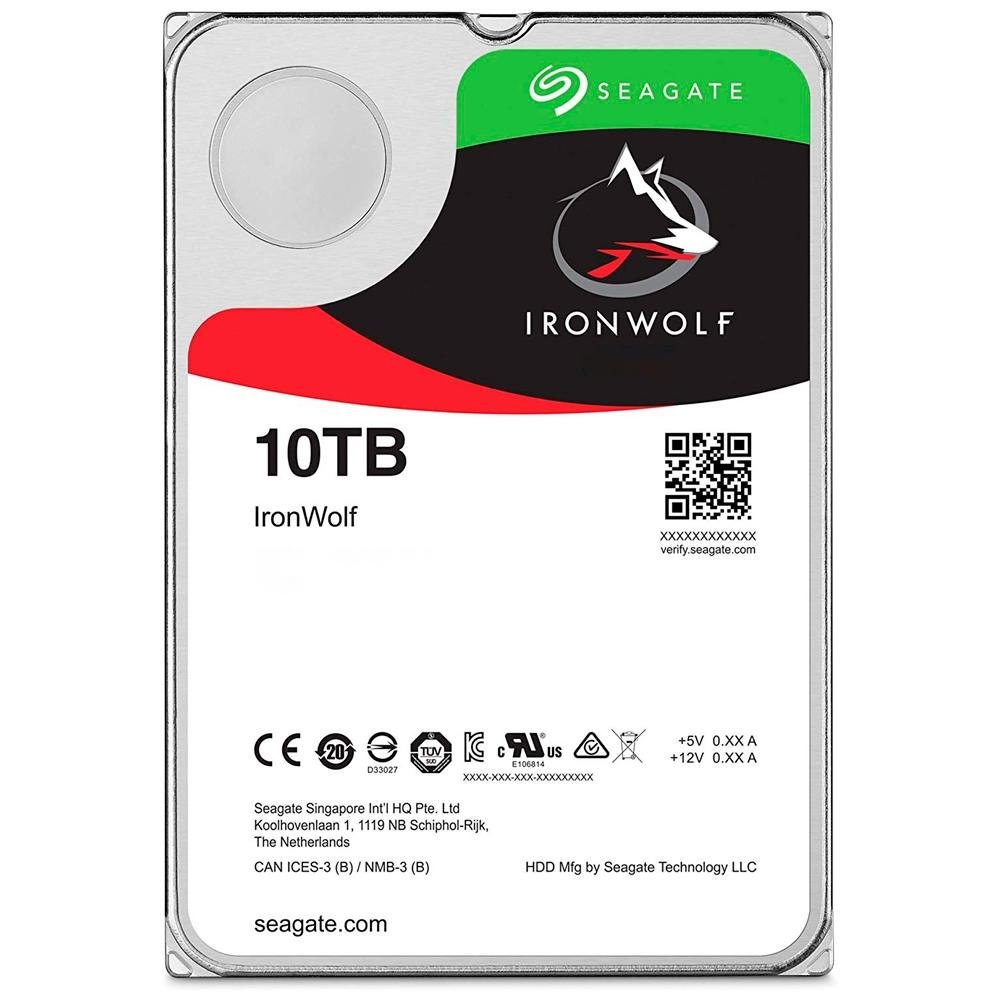 HDD 10TB SEAGATE IRONWOLF NAS シーゲート SATA Hd Seagate Ironwolf 10tb 35 Sata Iii 6 Gbs KaBuM