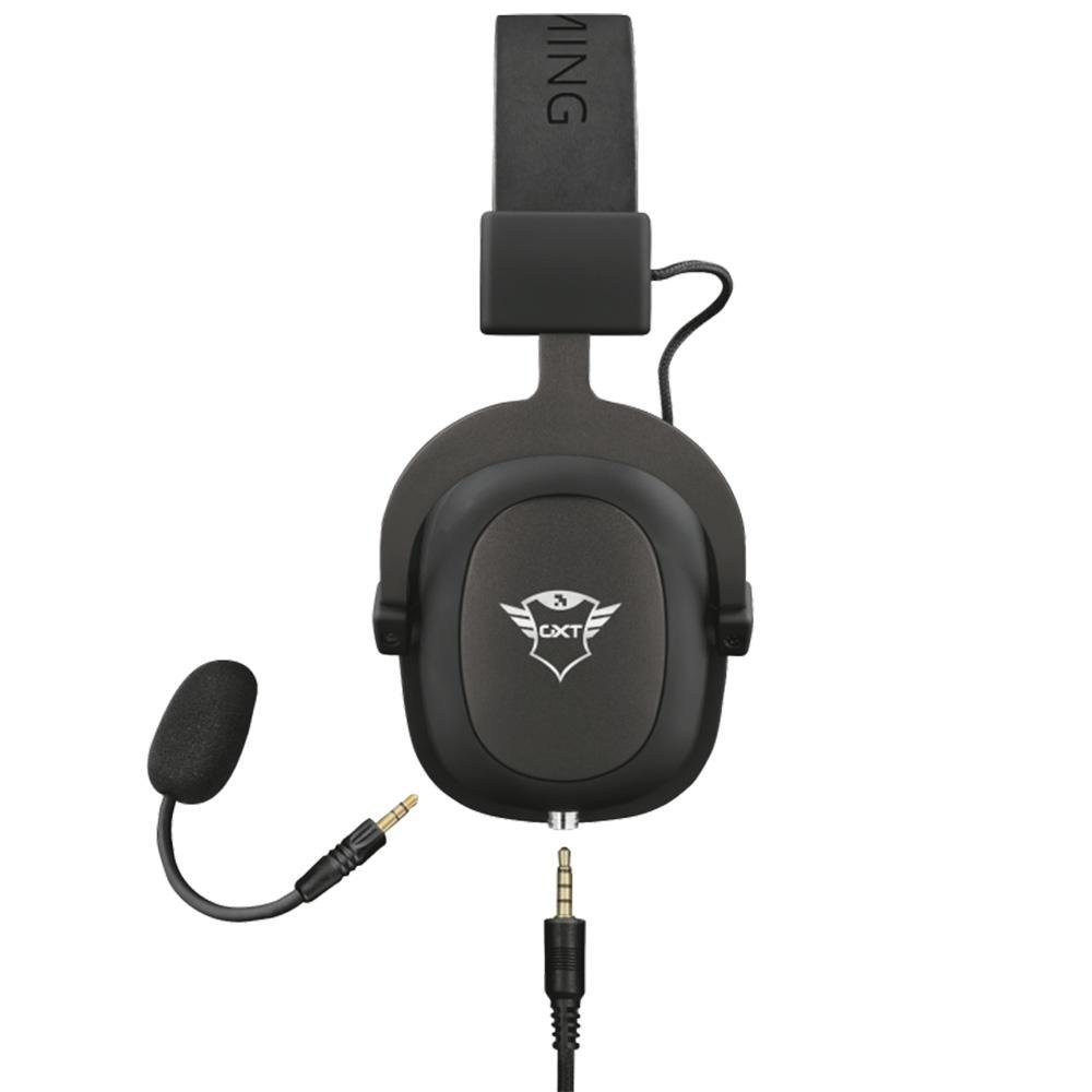 Headset Gamer Trust GXT 414 Zamak Premium, Drivers 53mm, P3, PC, Xbox One, PS4, Nintendo Switch, PS5, Xbox Series X, Preto - 23310 Headset Gamer Trust GXT 414 Zamak Premium, Drivers 53mm, P3, PC, Xbox One, PS4, Nintendo Switch, PS5, Xbox Series X, Preto - 23310