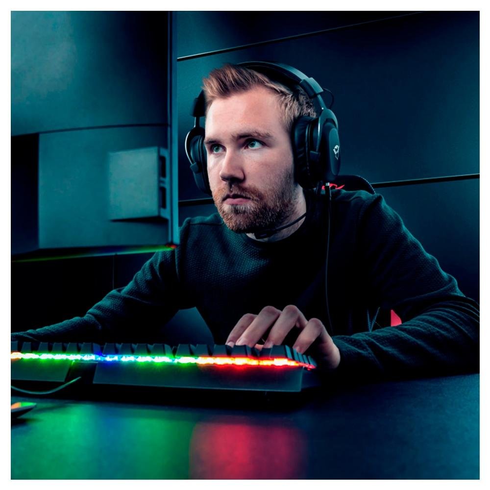 Imagem 13 de 15 do produto Headset Gamer Trust GXT 414 Zamak Premium, Drivers 53mm, P3, PC, Xbox One, PS4, Nintendo Switch, PS5, Xbox Series X, Preto - 23310