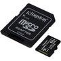Cartão de memória Kingston microSD de 64GB Canvas Select Plus - 100MB/s - Classe 10 com adaptador SD - SDCS2/64GB