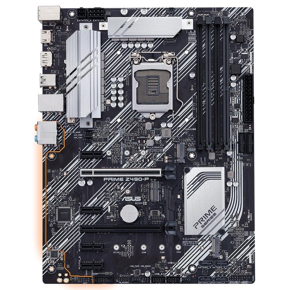 マザーボード ASUS PRIME Z490-P, corei9-10900KF, 64GB Placa Mãe Asus Prime Z490-P, Intel LGA 1200, ATX, DDR4 | KaBuM!