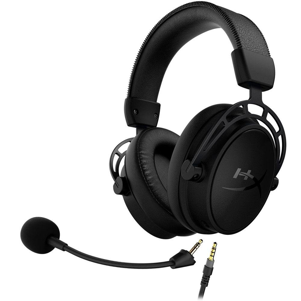 Imagem 3 de 7 do produto Headset Gamer HyperX Cloud Alpha S Blackout, Som Surround 7.1, Drivers 50mm, Múltiplas Plataformas, USB e P3 - 4P5L2AA