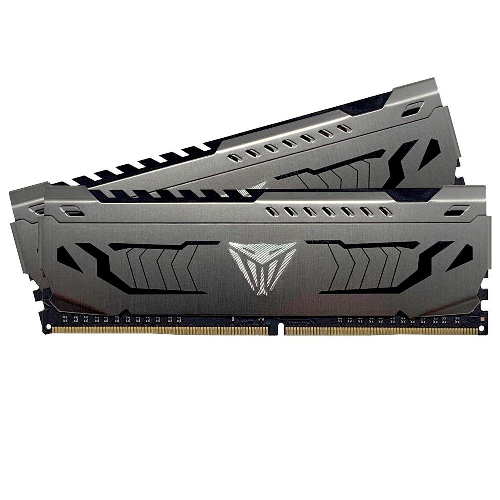 Memória Patriot Viper Steel 8GB (2x4GB), 3200MHz, DDR4, CL16 - PVS48G320C6K Memória Patriot Viper Steel 8GB (2x4GB), 3200MHz, DDR4, CL16 - PVS48G320C6K