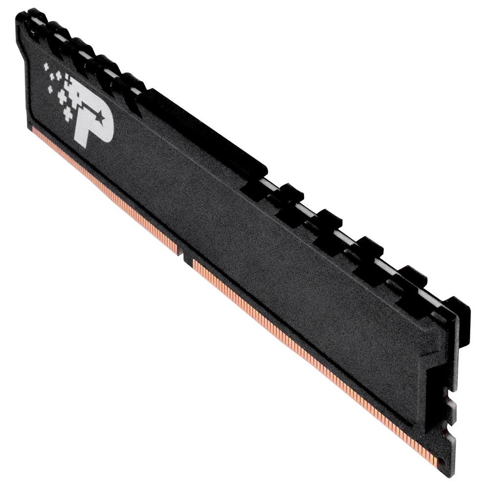 Memória Patriot Signature Premium, 4GB, 2400MHz, DDR4, CL17, Preto - PSP44G240081H1 Memória Patriot Signature Premium, 4GB, 2400MHz, DDR4, CL17, Preto - PSP44G240081H1