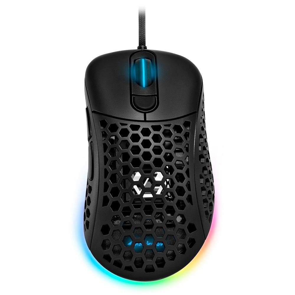 Imagem 4 de 8 do produto Mouse Gamer Sharkoon Light2 200, RGB, 6 Botões, 16000DPI - Light2 200
