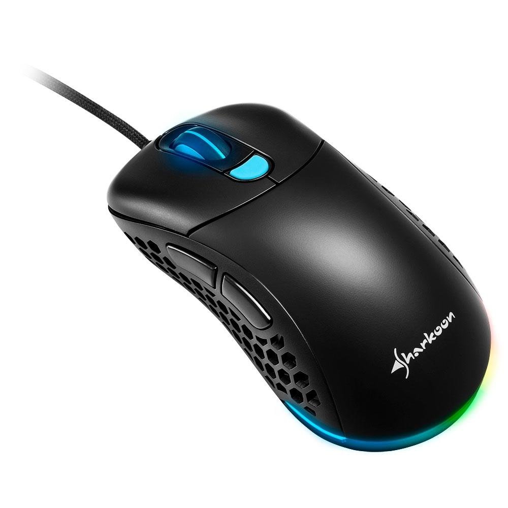 Imagem 2 de 8 do produto Mouse Gamer Sharkoon Light2 200, RGB, 6 Botões, 16000DPI - Light2 200