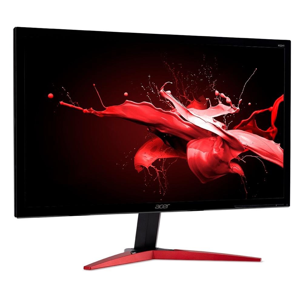 Monitor Gamer Acer 23.6' LED, 165 Hz, Full HD, 0.5ms, FreeSync, HDMI/DisplayPort, VESA -  KG241Q S