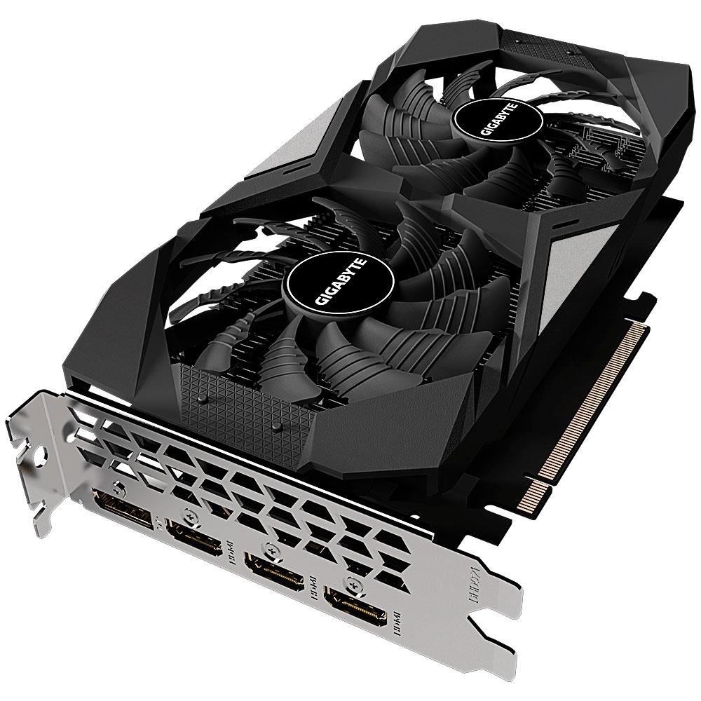 Placa de Vídeo Gigabyte NVIDIA GeForce GTX 1650 WindForce 4G, 4GB, GDDR5 - GV-N1650WF2-4GD Placa de Vídeo Gigabyte NVIDIA GeForce GTX 1650 WindForce 4G, 4GB, GDDR5 - GV-N1650WF2-4GD