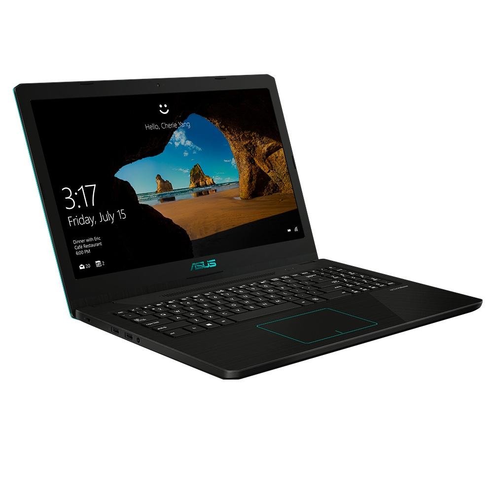 Imagem 3 de 13 do produto Notebook Gamer ASUS AMD Ryzen 5 3500U, 8GB RAM, 1TB, NVIDIA GTX1050 4GB, 15.6", Windows 10 Home, Preto e Azul - M570DD-DM122T