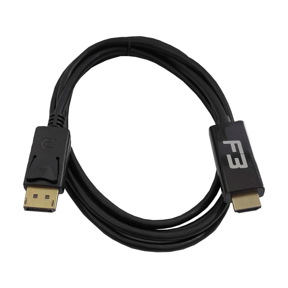 Cabo Adaptador Conversor Displayport para HDMI F3, 1.8 Metros - JC- CB-DMI18 - view 2