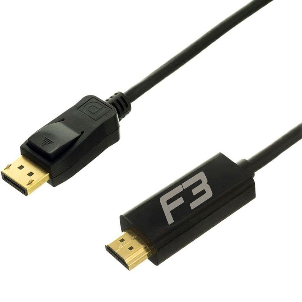 Cabo Adaptador Conversor Displayport para HDMI F3, 1.8 Metros - JC- CB-DMI18 - view 3