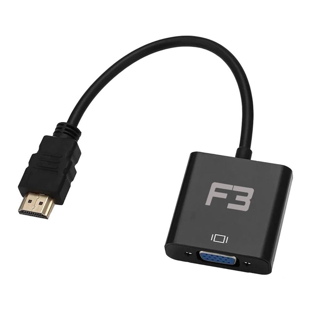 Cabo Adaptador Conversor HDMI para VGA F + Áudio F3 - JC- AD-HM/VGA - view 6