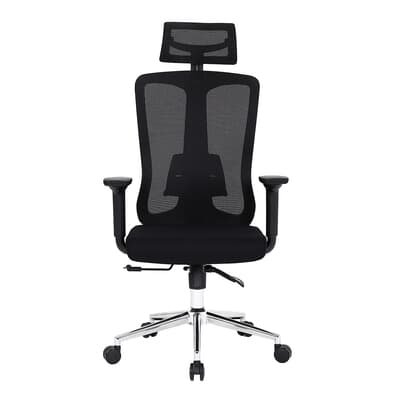 Cadeira de Escritório Ergonômica DT3 Maya, Até 135kg, Descanso de Braço 3D, Cilindro Classe 4, Preto - 11732-4