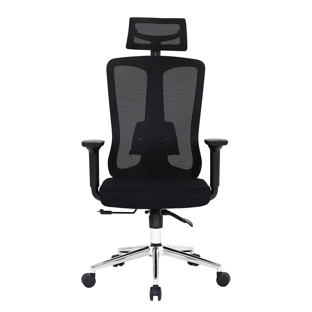 Cadeira de Escritório Ergonômica DT3 Maya, Até 120kg, Descanso de Braço 2D, Cilindro Classe 4, Preto - 11732-4