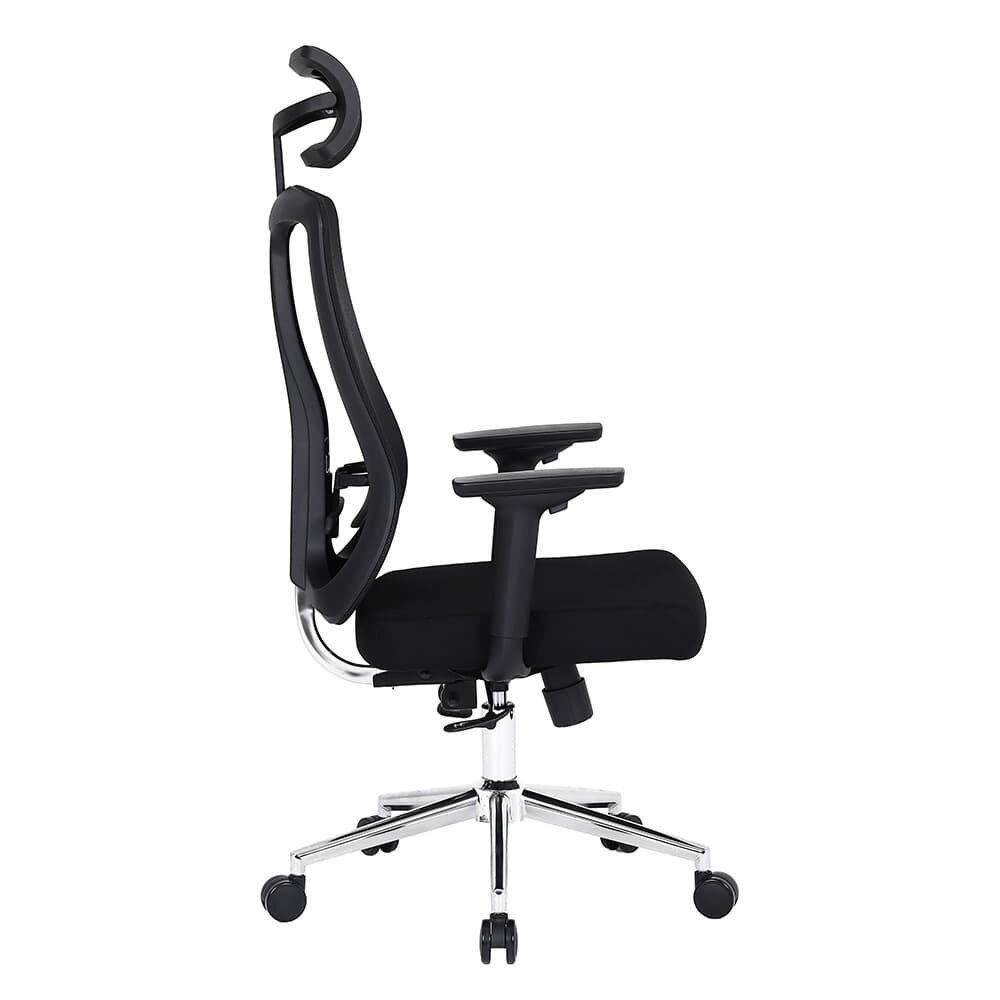 Cadeira de Escritório Ergonômica DT3 Maya, Até 120kg, Descanso de Braço 2D, Cilindro Classe 4, Preto - ( Balão.info)-4 - foto 3
